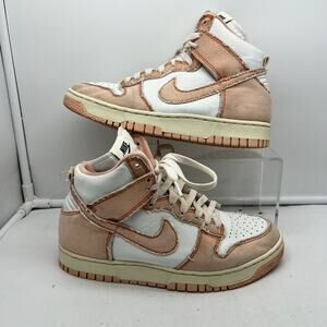 Nike Dunk High Shoes Womens 8.5 1985 WMNS Arctic Orange DV1143-800 Orange Denim